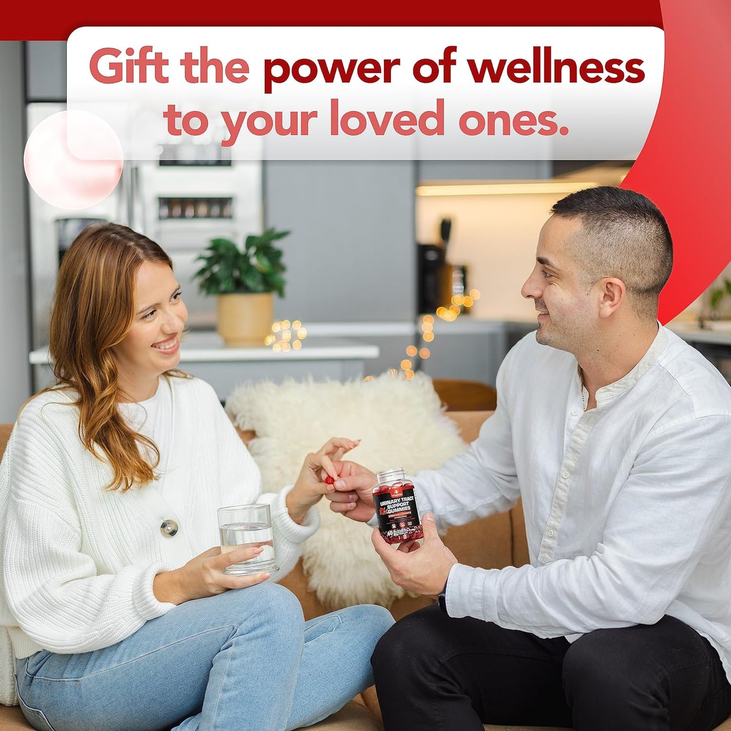 Powerful Cranberry Gummies  with D-Mannose - Urinary Tract Health - Fast-Acting Bladder Support Supplement - 60 Count